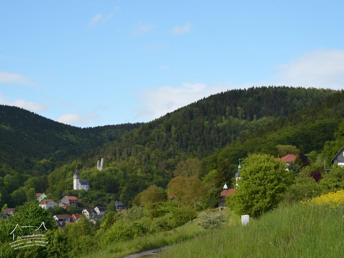 Die Triniushuette "Thueringens Schoenste Aussicht" Rauenstein Екстериор снимка