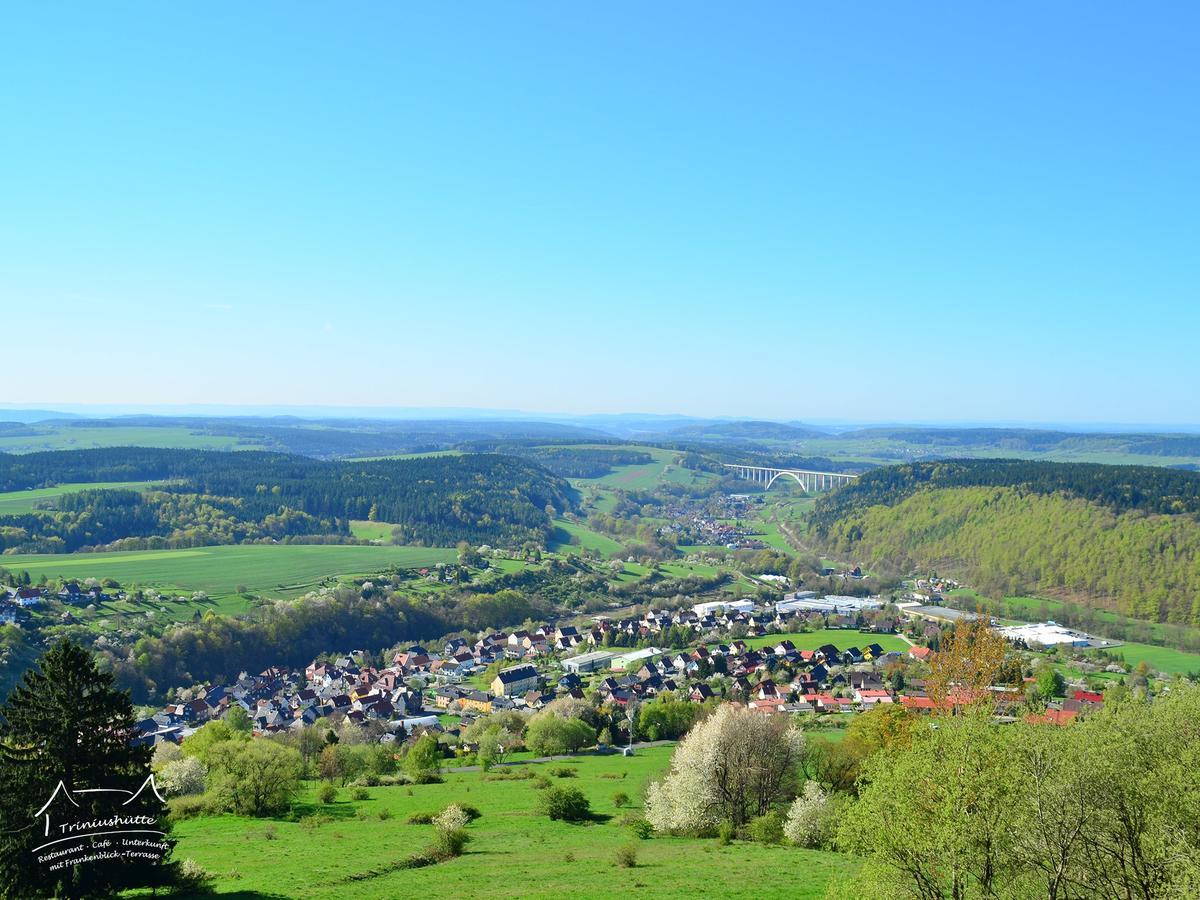 Die Triniushuette "Thueringens Schoenste Aussicht" Rauenstein Стая снимка