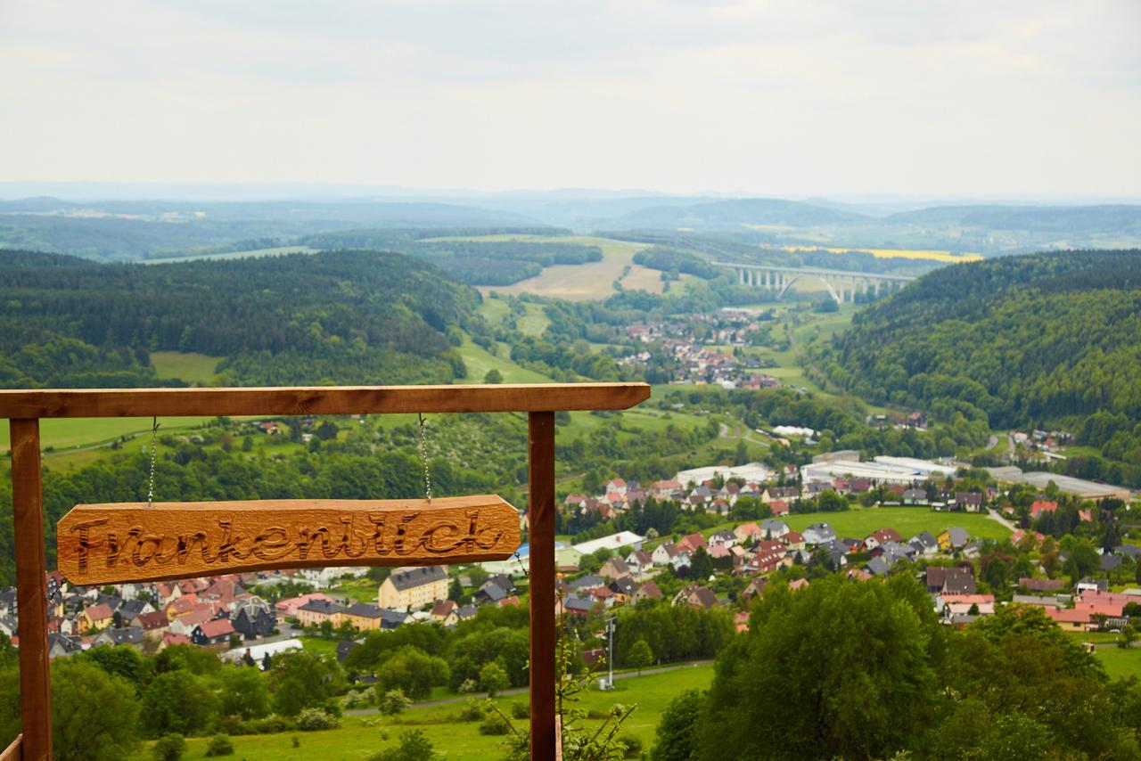 Die Triniushuette "Thueringens Schoenste Aussicht" Rauenstein Екстериор снимка